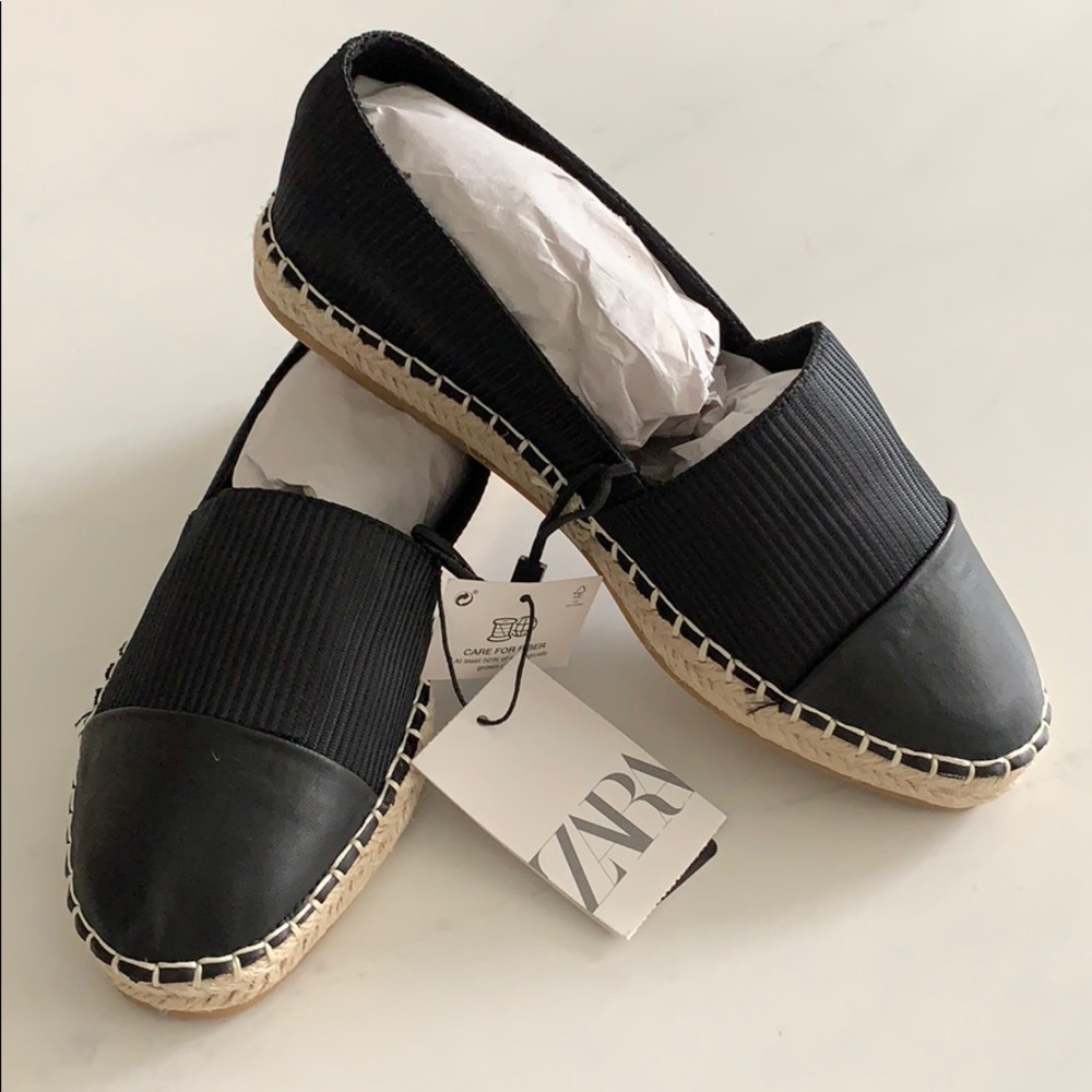 Zara Espadrilles w/ Contrast Toe